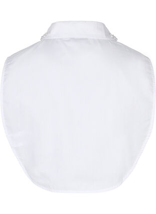 Løs skjortekrage med perler, Bright White, Packshot image number 1