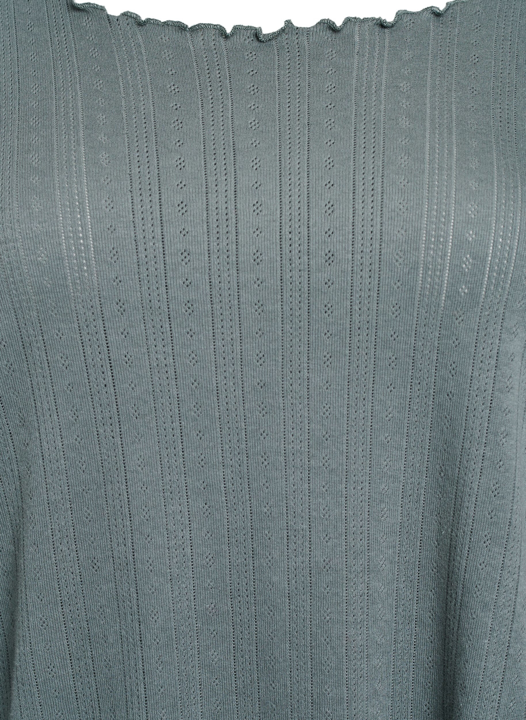 Zizzi Nattkjole i organisk bomull, Gr&oslash;nn, Packshot image number 2