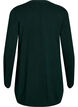 Lang, strikket cardigan i en viskoseblanding, Gr&oslash;nn, Packshot image number 1