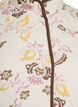 Quiltet jakke med knapper og blomstertrykk, Beige, Packshot image number 2