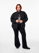Bomberjakke i ullook med lommer, Dark Grey Melange, Model image number 2