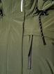 Vannavst&oslash;tende parkas med hette og funksjonelle detaljer, Gr&oslash;nn, Packshot image number 2