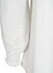 Bluse med volangkrage, Vanilje, Packshot image number 3