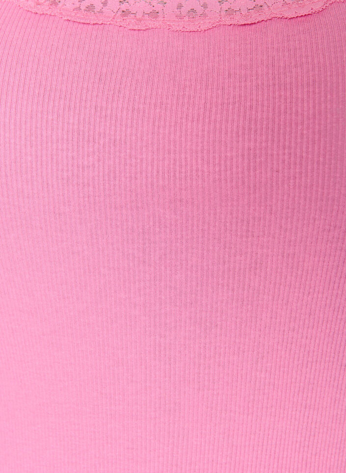 Topp med blondekant, Rosa, Packshot image number 2