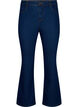 H&oslash;ytlivs jeans med bootcut, Bl&aring;, Packshot image number 0
