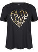 FLASH - T-skjorte med motiv, Black Gold Faith, Packshot image number 0