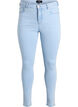 Amy super slim fit jeans med h&oslash;y midje, Bl&aring;, Packshot image number 0