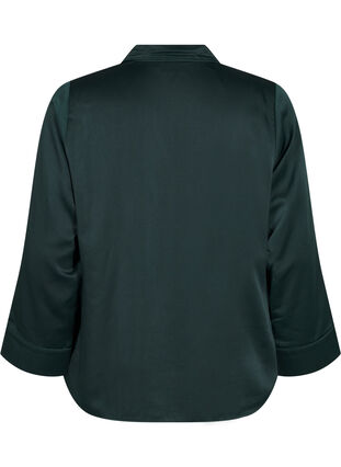 Zizzi Nattskjorte i sateng, Scarab, Packshot image number 1