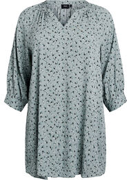 Tunika med blomsterprint og 3/4 ermer, Ch.Green Small F.AOP