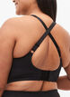 CORE, SUPER HIGH, SPORTS BRA - Sports-BH med justerbare skulderstropper, Black, Model image number 2