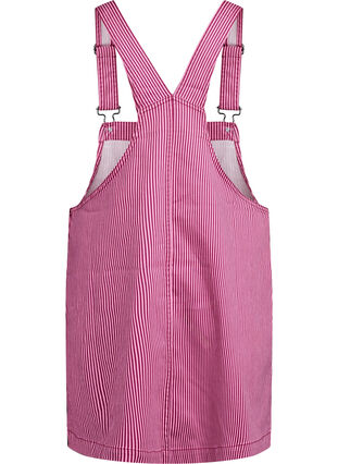 Zizzi Kort stripete snekkerkjole, Red Stripe, Packshot image number 1