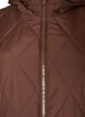 Lett vattert jakke med diamantquilt, Brun, Packshot image number 2