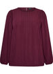Bluse med glitter, R&oslash;d, Packshot image number 0