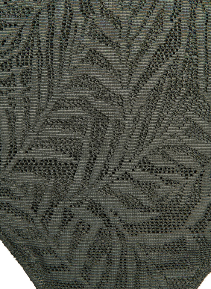 Brasiliansk bikinitruse i strukturert mesh, Gr&oslash;nn, Packshot image number 2