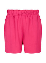 Shorts med lommer og elastisk linning, Pink Peacock
