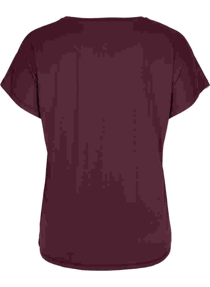Ensfarget t-skjorte til trening, Sassafras, Packshot image number 1