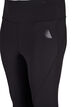 CORE, V-SHAPE DEFINE TIGHTS - Cropped treningstights med V-form bak, Black, Packshot image number 2