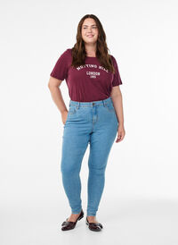 FLASH - Jeans med super slim passform, Blå FLASH - Jeans med super slim passform, Blå, Model