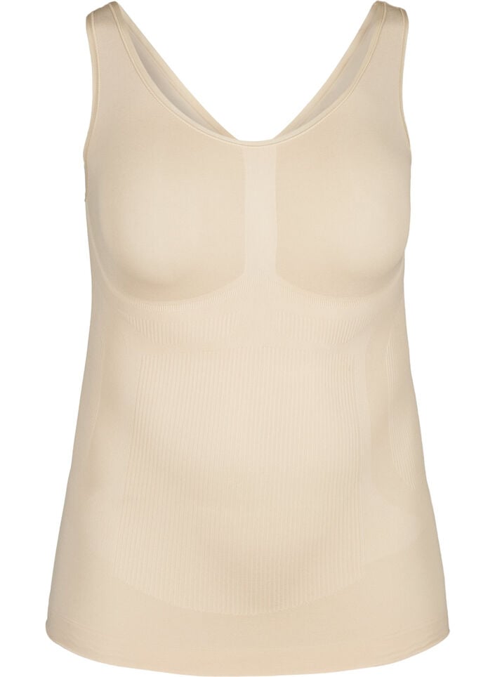 Shapewear topp med brede stropper, Nude, Packshot