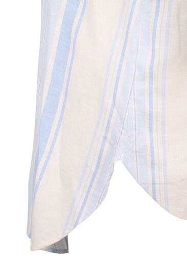 Stripete kjole med lange ermer, Birch w. Stripes, Packshot image number 3