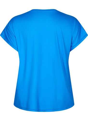 Kortermet trenings T-skjorte, Brilliant Blue, Packshot image number 1