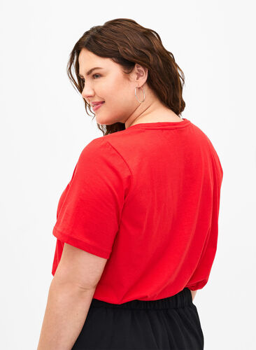 FLASH - T-skjorte med rund hals, High Risk Red, Model image number 1