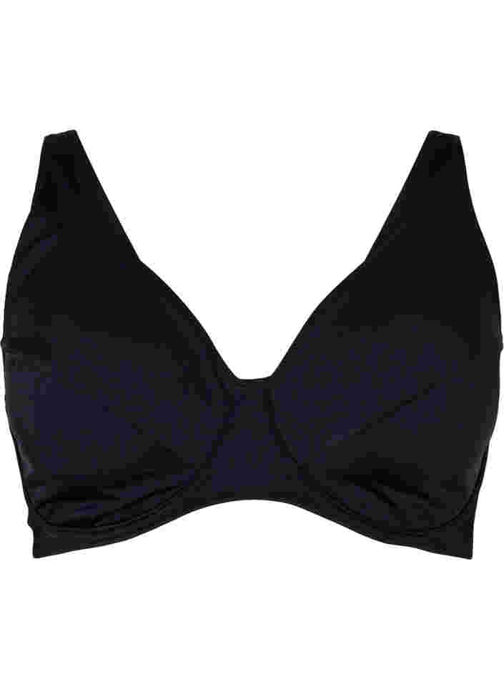 Bikinitopp med bøyle, Black, Packshot image number 0