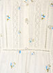 Bluse med trykk og 1/2 ermer, Vanilje, Packshot image number 2