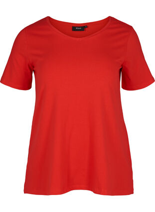 Basis t-skjorte, High Risk Red, Packshot image number 0