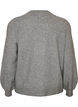Cardigan i myk strikk med gullfargede knapper, Gr&aring;, Packshot image number 1