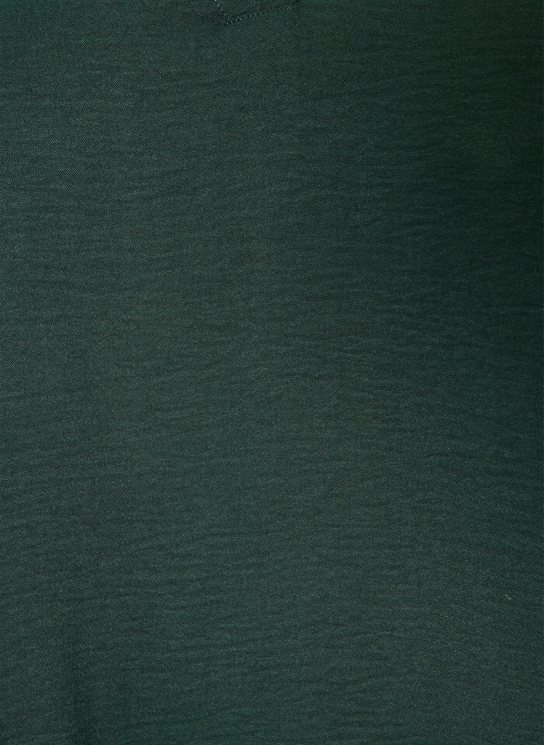 ZizziBluse med ballongsilhuett og V-hals, Gr&oslash;nn, Packshot image number 2