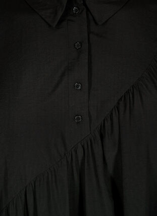 Tunika med et asymmetrisk design nederst, Black, Packshot image number 2