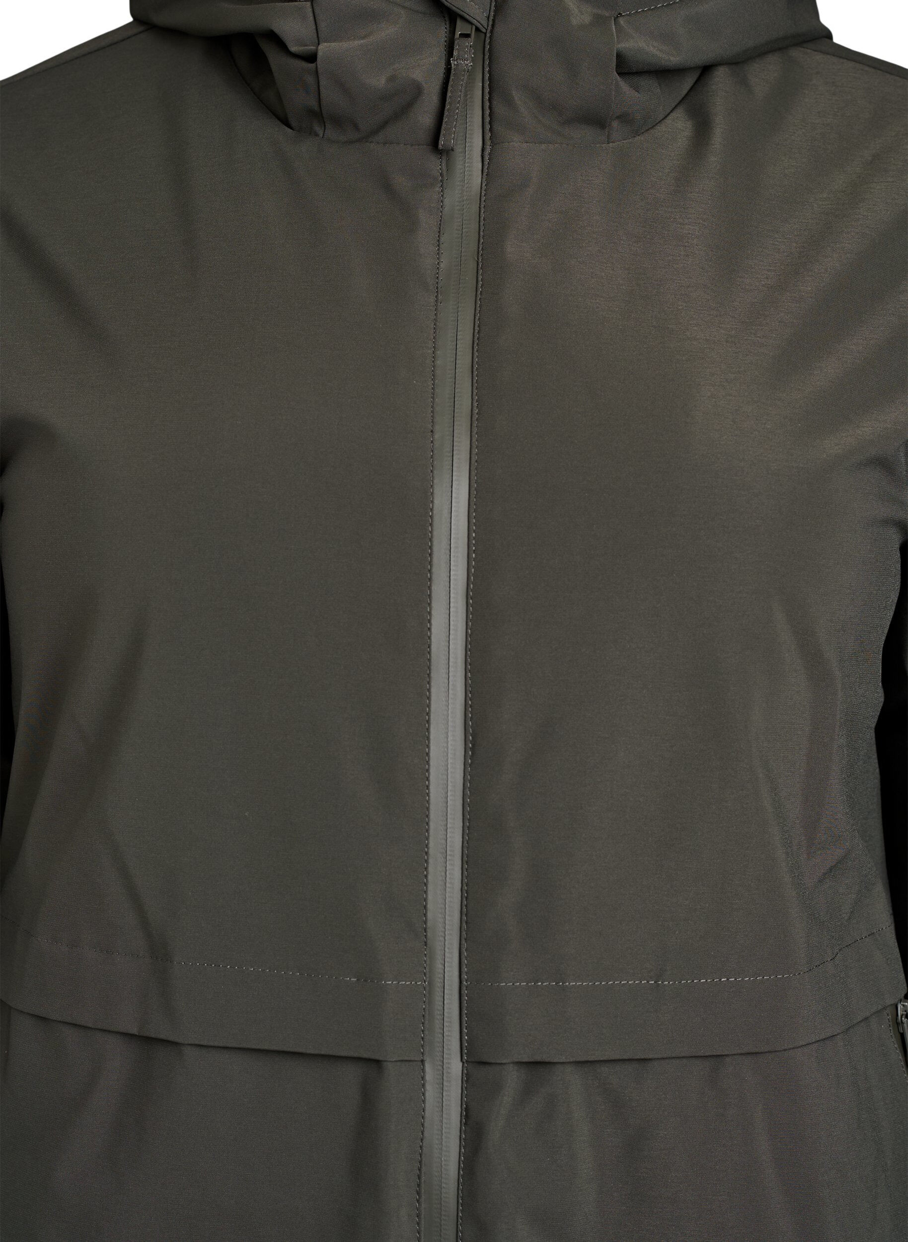 ZizziVinterjakke med justerbar midje, Gr&oslash;nn, Packshot image number 2