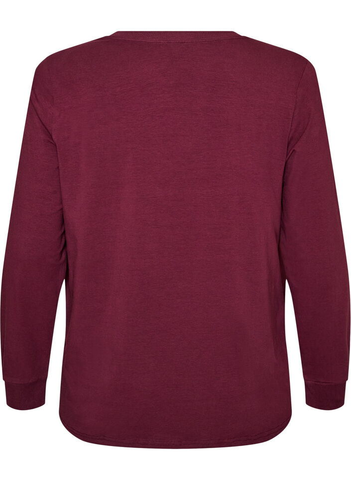 Nattbluse med et trykk, 2421, Packshot image number 1