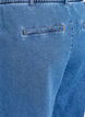 Loose fit-jeans med elastisk linning og snøring, Blå, Packshot image number 3
