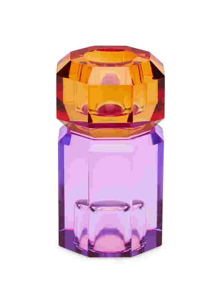 Lysestake i krystall, Amber/Violet, Packshot image number 1