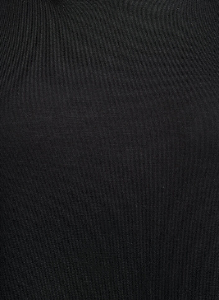 Kort hettegenserkjole med kengurulomme, Svart, Packshot image number 2