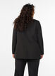 Klassisk blazer med knappelukking, Svart, Model image number 2