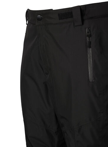 Skibukser med justerbar midje, Black, Packshot image number 2