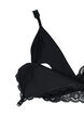 Amme-BH med blonder, Svart, Packshot image number 3