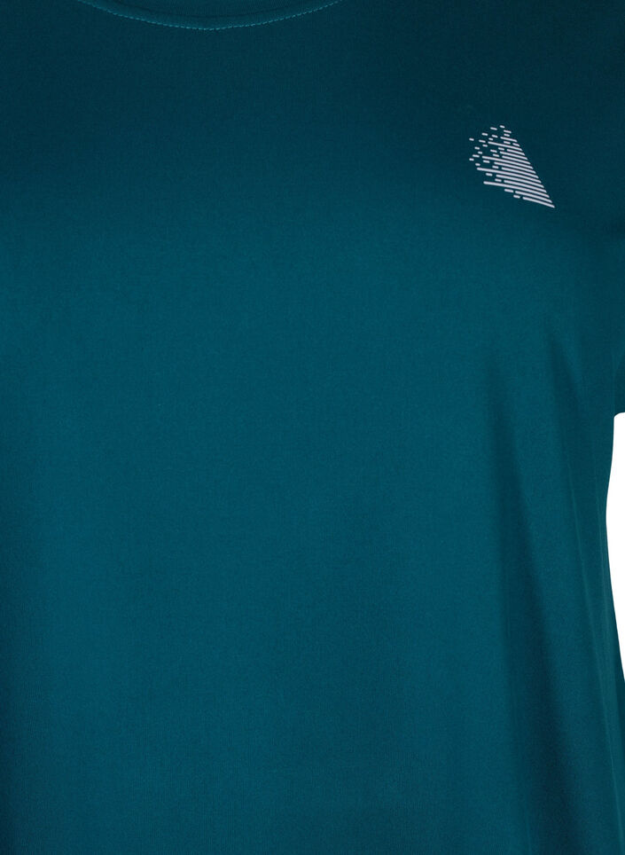 Kortermet trenings T-skjorte, Grønn, Packshot image number 2