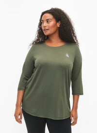 Treningsgenser med 3/4-ermer, Thyme, Model