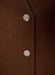 V-hals vest med knapper, Brun, Packshot image number 2