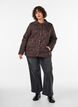 Lett polstret jakke med dekorativ quilting, Brun, Model image number 1