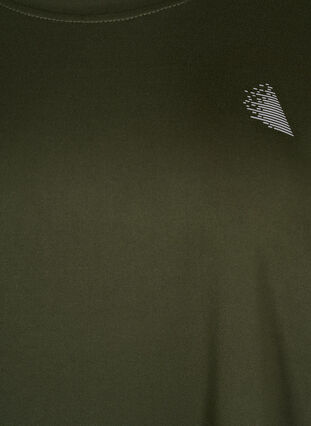 Kortermet trenings T-skjorte, Forest Night, Packshot image number 2