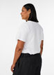 Bomulls-T-skjorte med trykk, Hvit, Model image number 2