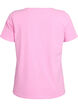 Basis enkel bomulls t-skjorte, Rosa, Packshot image number 1
