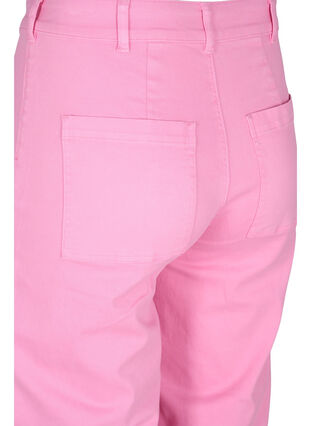 Flared jeans med høyt liv, Pink, Packshot image number 3