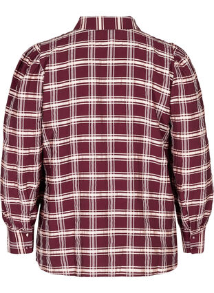 Rutete skjorte med puffermer, Port Royal Check, Packshot image number 1