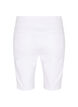 Tettsittende shorts med baklommer, White, Packshot image number 1